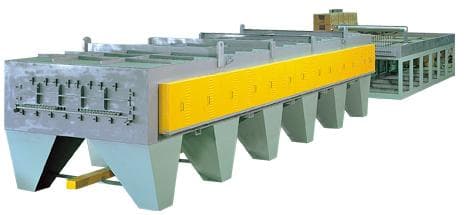 Linear furnace for bright annealing of stainless steel wire