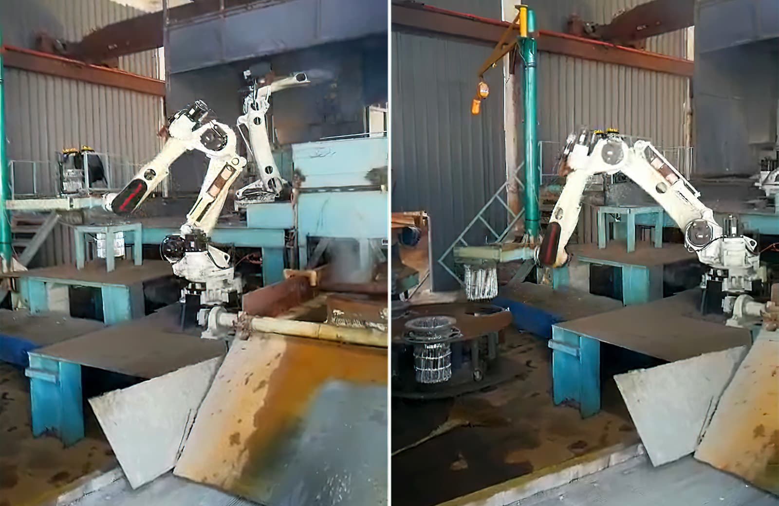 hot dip galvanizing line industrial robots