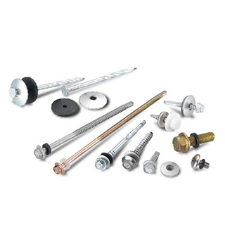 Equipment for the assembly of self-tapping screws, screws, screw nail with a washer