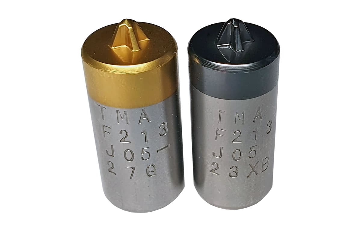 TMA second header carbide punches