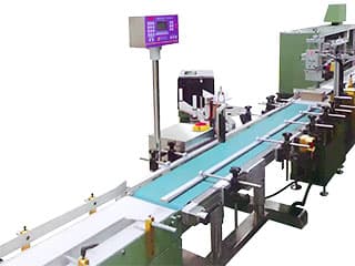 Side applicator for self-adhesive labels
